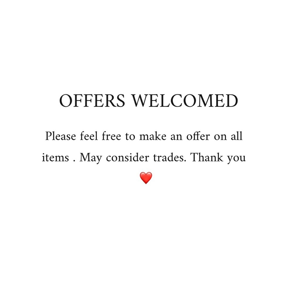 Open to reasonable offers